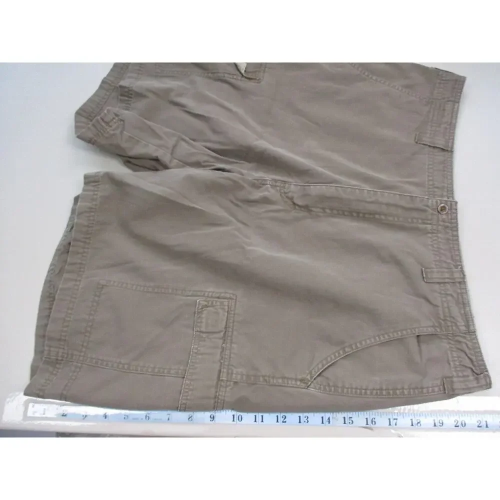 Woolrich Cargo Shorts Mens‎ 36x9 Green Kelp Cotton Vintage Utility Grunge